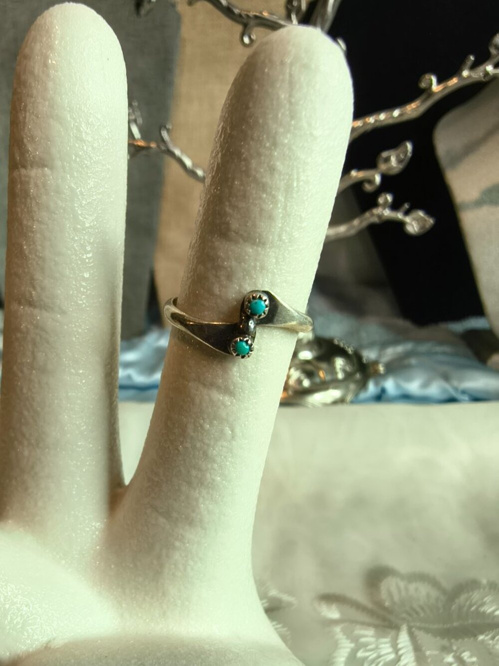 Hand Made Sterling 925 Silver and Turquoise Ring